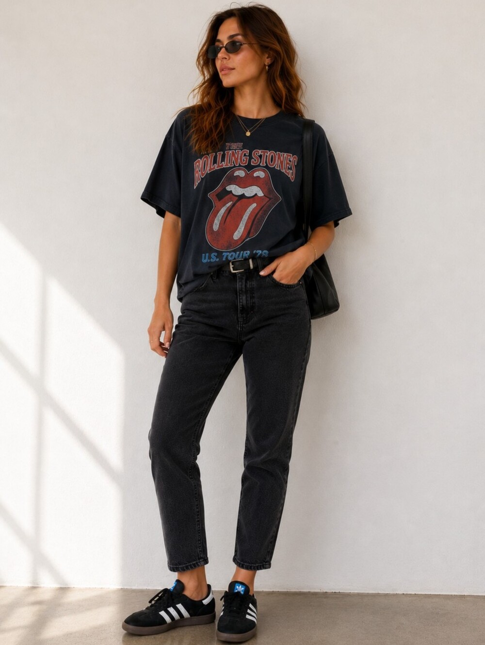 Elizabeth and James The Vintage Straight Black High-rise Cropped Jean Women's 28
